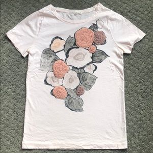 J. Crew | Floral Graphic Tee